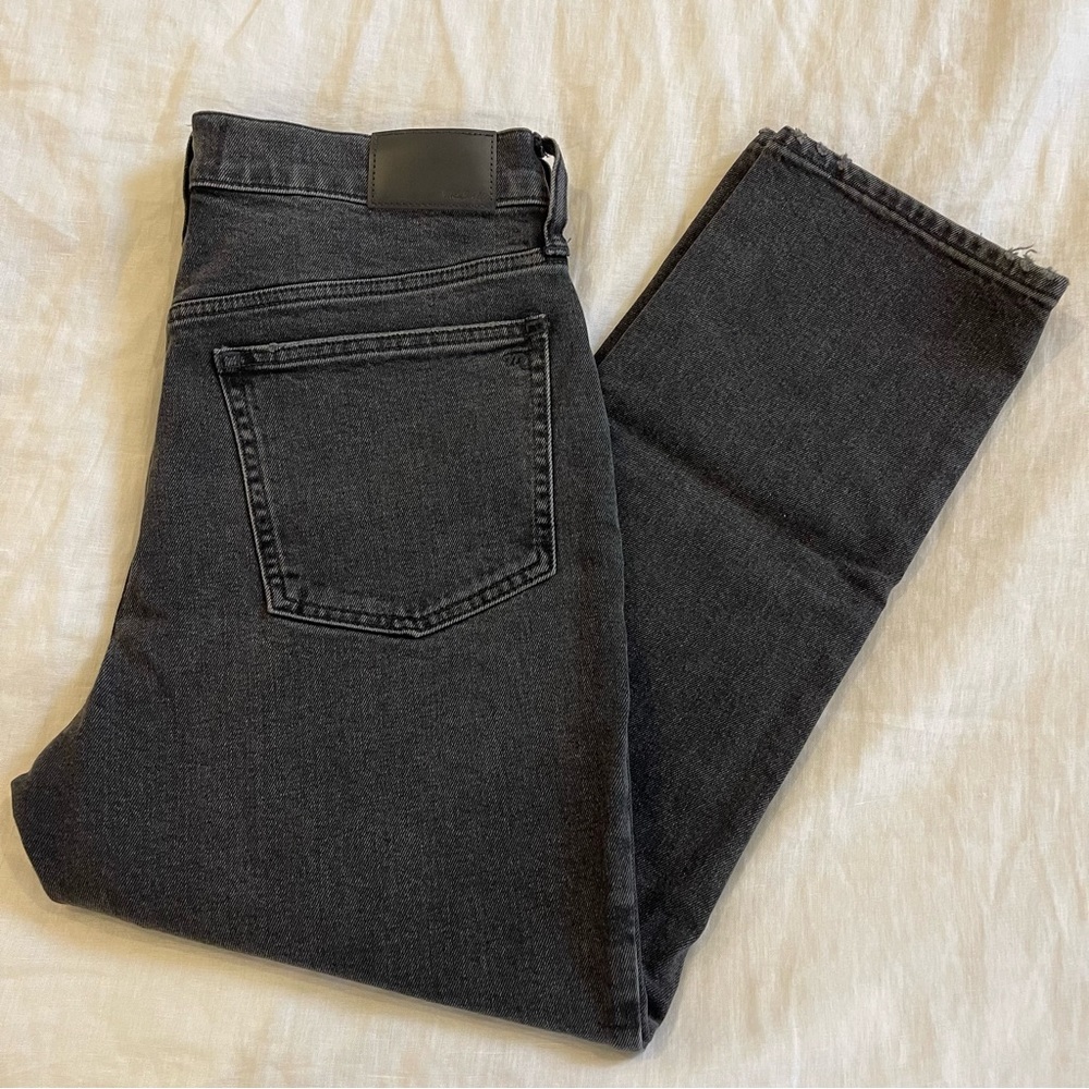 NWOT Madewell Perfect Vintage Jean in black, size 29P.
